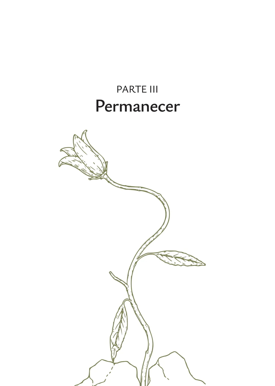 Página de abertura da Parte III — Permanecer